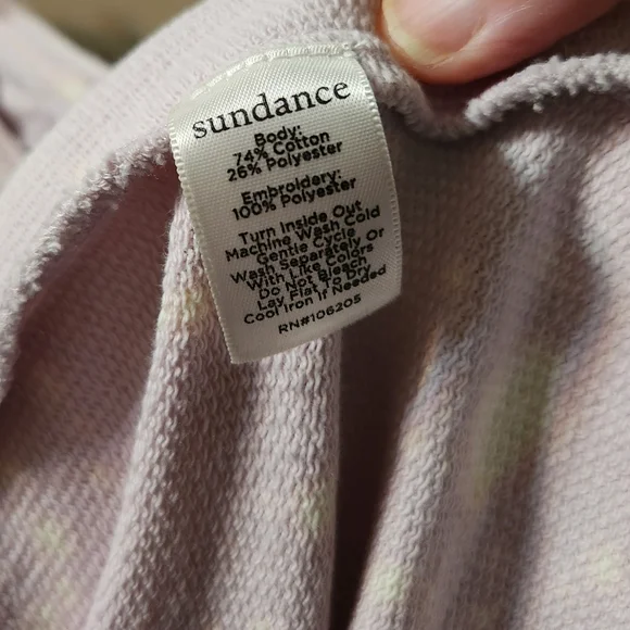 Sundance Zinnia Embroidered Sweatshirt Size Small - Picture 5 of 7